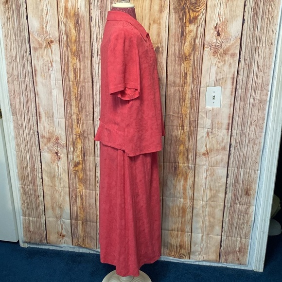 Women’s Vintage K Woman Collection Pink Dress Jacket with Embroidered Size 14 - Picture 5 of 12